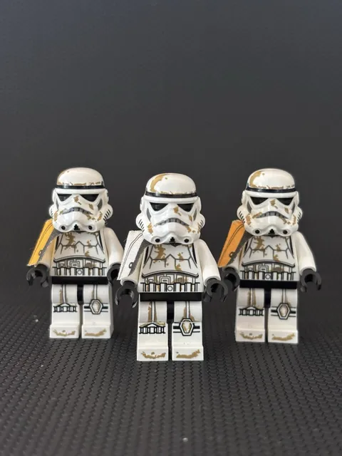 Lego Star Wars: Sandtrooper Minifigs Lot Of 3 - GREAT CONDITION
