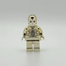 LEGO Star Wars Chrome Gold C-3PO Minifigure Custom Printed