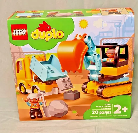 Lego Duplo Truck And Tracked Excavator Construction Set - NEW in box 10931