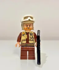 LEGO Star Wars Corporal Rostok Rebel Trooper Minifigure – Dark Tan Helmet 75164