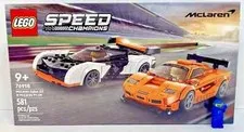 LEGO (76918) Speed Champions McLaren Solus GT & McLaren F1 LM New Sealed Retired