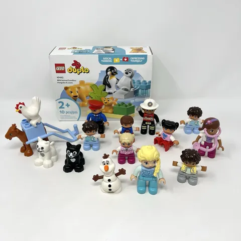 Lego Duplo Mixed Lot 19 Figures Animals Kids
