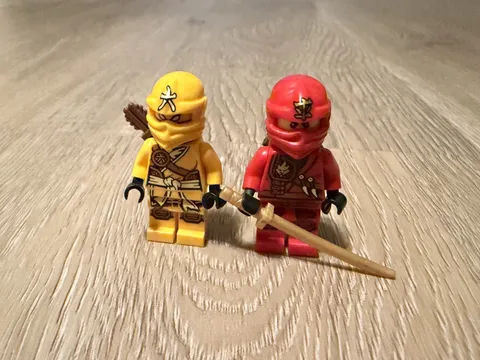 LEGO Ninjago Skylor & Kia Minifigure Lot 70746 Tournament of Elements