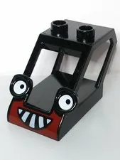 Lego Duplo Bob the Builder Benny 52006 Cabin Crawler Backhoe Eyes Block Part