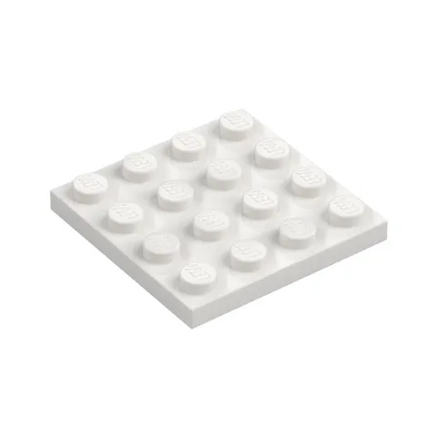 LEGO 30x White Plate 4 x 4 inv.646