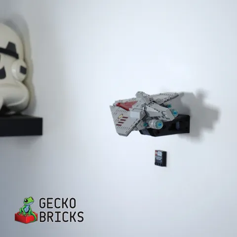 3D Printed Wall Mount for LEGO® Acclamator-Class Assault Ship ( Set 75404 )