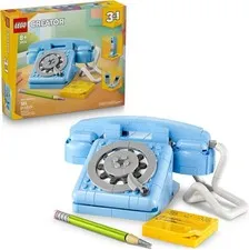 LEGO Creator 3 in 1 Retro Telephone Kids Toy - Home Decor 383 pcs (31174)