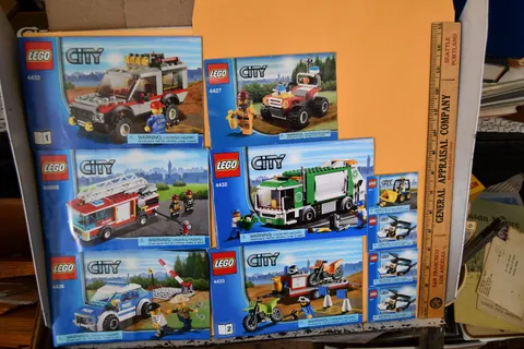Lot Lego Manuals City 4436 60002 4433 4432 4427 30014 30151