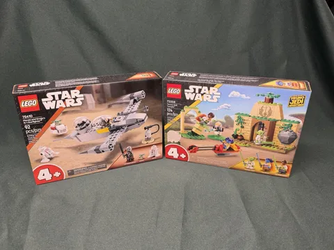 LEGO Star Wars: Mando N-1 Starfighter (75410) & Tenoo Jedi Temple (75358) MIB