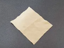 Lego Duplo CLOTH FABRIC BLANKET 3" x 4" Tan for 5696 Car Wash - Genuine Piece