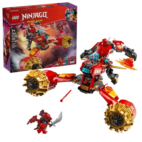 LEGO NINJAGO Kai's Mech Storm Rider Action Figure - Pretend Play Building Toy
