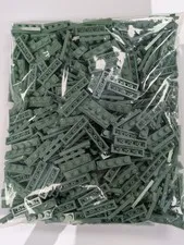 Lego Lot x500 New Sand Green Plate 1 x 4   # 3710