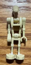 LEGO Star Wars tan BATTLE DROID minifigure with weapon