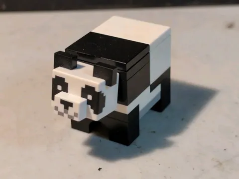 LEGO Minecraft Panda Big Panda Minifigure Minifig minepanda02 Brick Built 