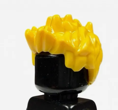 OFFICIAL Unreleased Color Prototype LEGO Star Wars Minifigure Yellow Spiked Hair
