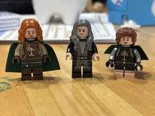 LEGO LOTT Minas Tirith 11377 Faramir Pippen King Denethor Minifigures In Hand!
