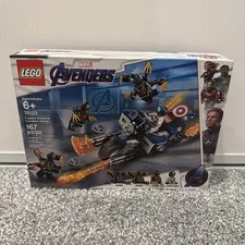 LEGO 76123 2019 Marvel Avengers Captain America Outriders Attack Motorcycle