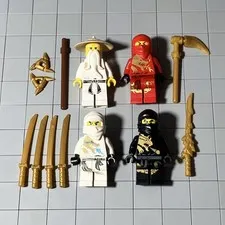 LEGO Ninjago Minifigures Lot, Kai, Cole, Zane,  DX  D8 72