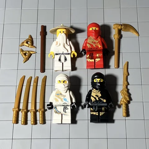 LEGO Ninjago Minifigures Lot, Kai, Cole, Zane,  DX  D8 72