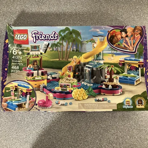 Lego Friends Andrea's Pool Party 41374 Building Block Toy Set for Ages 6+ Girls