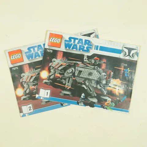 Lego Star Wars 7675 Instruction Manuals 1 & 2 Set