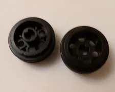 Lego x2 Black 30.4 x 14 VR Wheels, 2994 (028-132)
