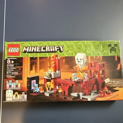 LEGO Minecraft The Nether Fortress 21122 Complete Set 571 pcs w/ Box Age 8+