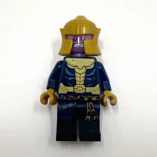 standard LEGO Marvel Thanos Minifigure (sh0613) from the Thanos Mech Set 76141