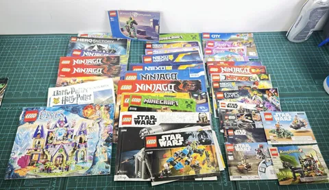 LEGO Instruction Manual Bulk Booklet Lot Harry Potter Star Wars Ninjago Elves 35