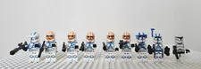 LEGO Star Wars Clone Trooper Lot of 10 including 5 332nd, 4 501st Minifigures