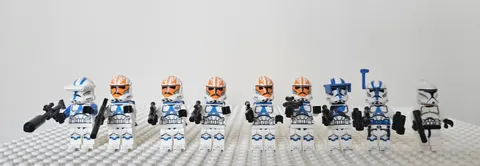 LEGO Star Wars Clone Trooper Lot of 10 including 5 332nd, 4 501st Minifigures