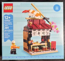 LEGO 40906 Restaurants of The World Japan Sushi Restaurant GWP New Sealed