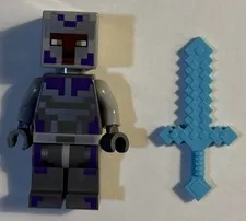 Lego Minecraft Llama Knight with Diamond Sword
