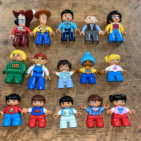 Lego Duplo 15  Figure Lot Woody Capt Hook Owen Grady Pilot Boys & Girls