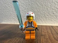 LEGO Star Wars Luke Skywalker Minifigure dark bluish gray hips sw0019a 
