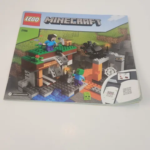 Lego Minecraft Instruction Manual Booklet 21166 The Abandoned Mine