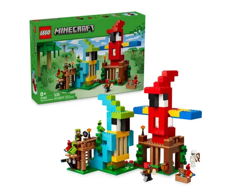 LEGO Minecraft The Parrot Houses 21282 Building Kit 535PCS Kids Gift 