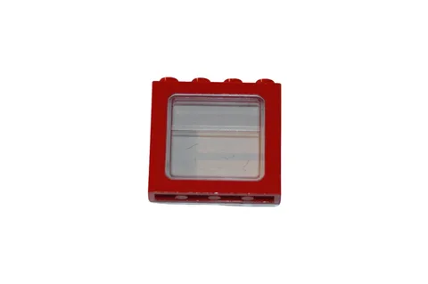 Lego® TRAIN Railway 9V 12V RC Window with Glas 4x3 STANDARD RED