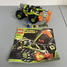 Lego Power Miners 8959 Claw Digger  - Complete with Minifigures & Manual *READ*