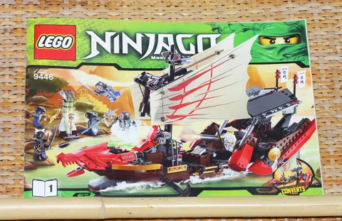 LEGO NINJAGO 9446 Ninja HQ Notice Booklet 1 2012