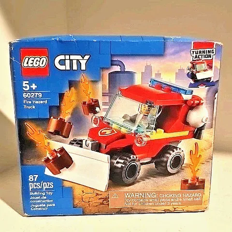 LEGO City Fire Hazard Truck 60279 Building Kit (87 Pieces) New Sealed in Box