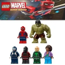 LEGO Marvel Minifigures ONLY from set 76350 Spider-Man vs. Hulk Epic Clash