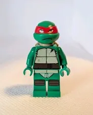 1x Lego Minifigure Ninja Turtles Raphael Green Mask Red Tank 79105 79102 tnt015