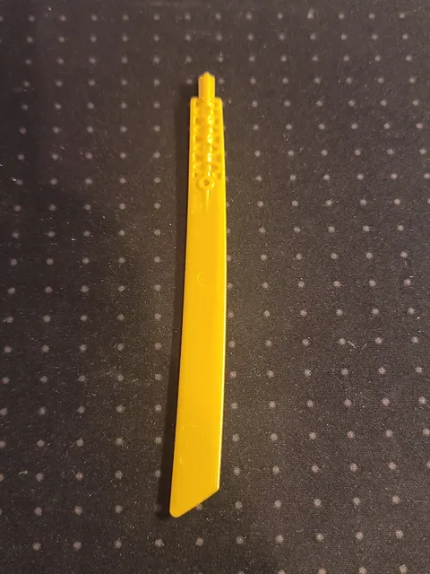 Lego 98135 Propeller 1 Blade 16L With Axle Sword Blade Pearl Gold, Combine Ship 