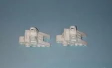 2 Bionicle Lego 41668 in White Foot Feet with Ball Joint Socket Genuine Lego