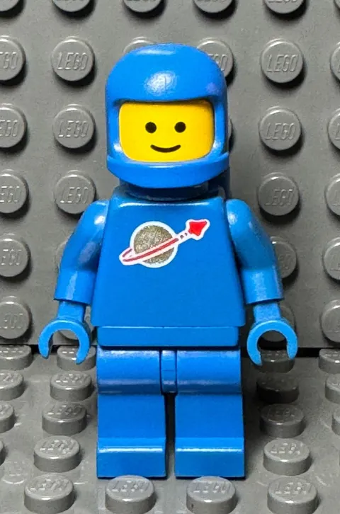 Lego Classic Space Blue With Air Tanks Minifigure sp004 From Sets 1580, 6971
