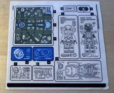 LEGO 76216 - Marvel: Super Heroes - Iron Man Armory - STICKER SHEET