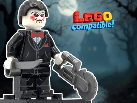 New🩸 🪚 Billy the Puppet from Saw Horror Movie Figure Custom Lego Minifigure 