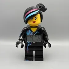 Lego Movie Wyldstyle Lucy Character Minifigure Shaped Alarm Clock Tested