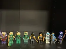 LEGO NINJAGO Minifigure Lot of 9 Lloyd, Cole, Zane, Nya